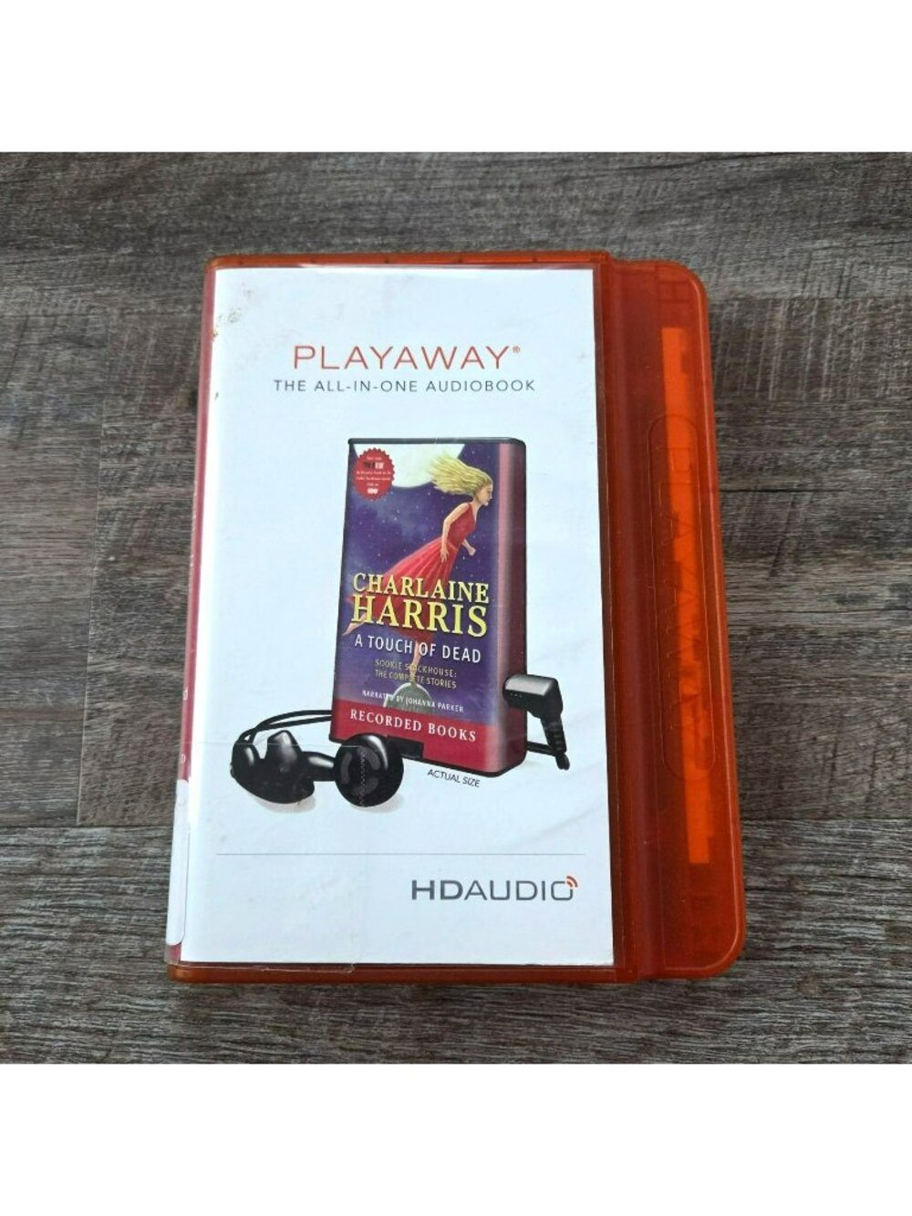Playaway Audiobook Ex-Library-A Touch of Dead by Charlaine Harris True Blood